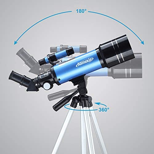 41ZSAoLn+oL. AC  - AOMEKIE Telescopes for Adults Astronomy Beginners 70mm/400mm Kids Telescope with Phone Adapter Tripod Finderscope Erect-Image Diagonal and Moon Filter