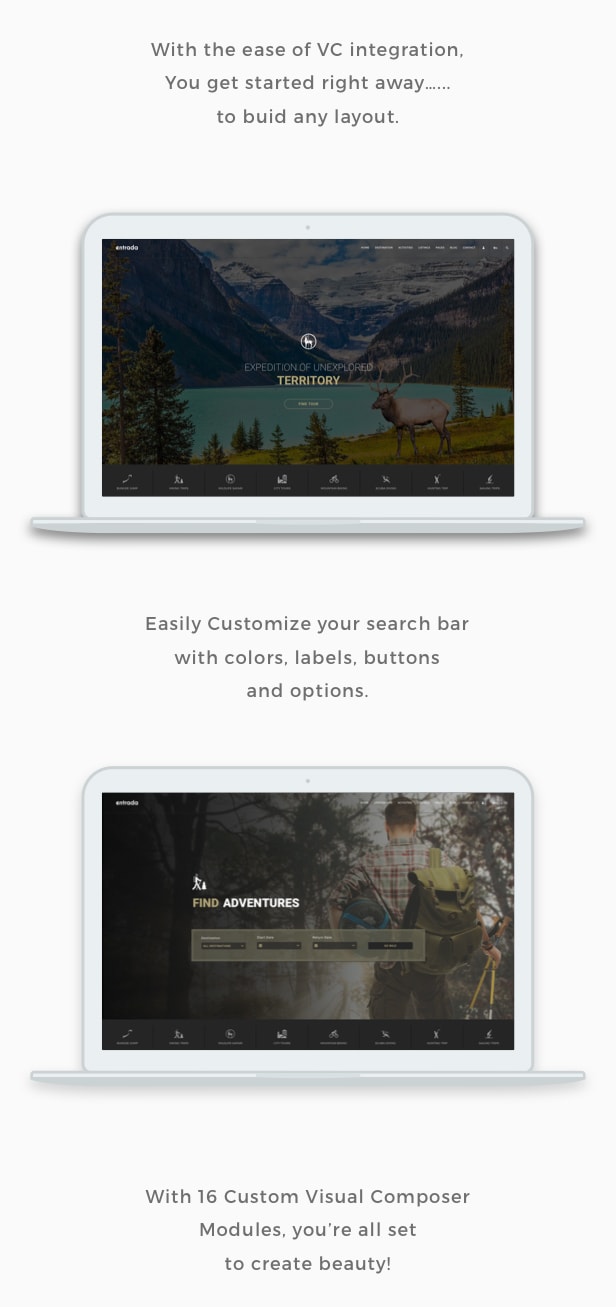 Entrada Tour Travel Booking WordPress Theme - 2