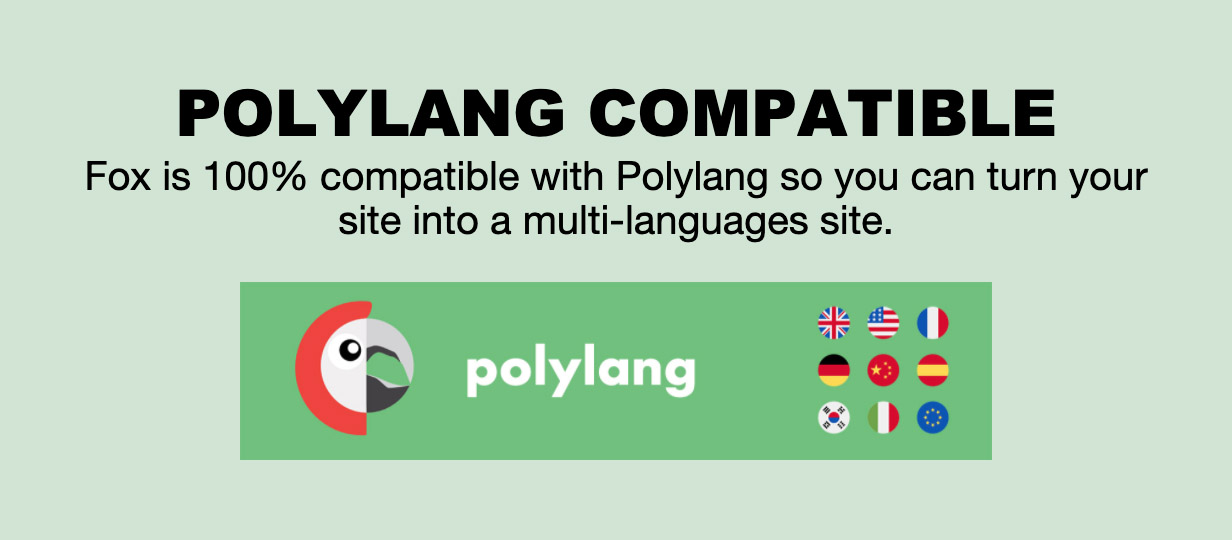 polylang - The Fox - Minimal WordPress Blog Magazine Theme