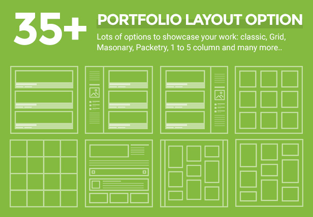 portfolio layout option - Webster - Responsive Multi-purpose HTML5 Template