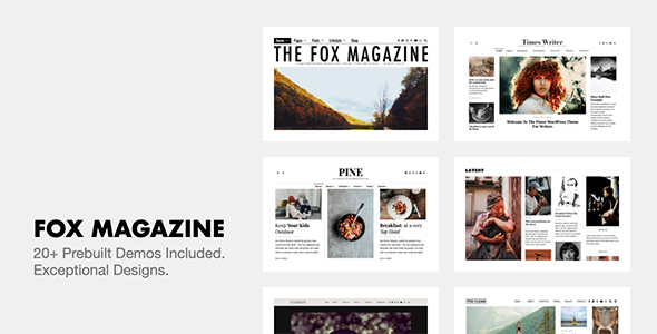 preview 4.6.2.5.  large preview - The Fox - Minimal WordPress Blog Magazine Theme