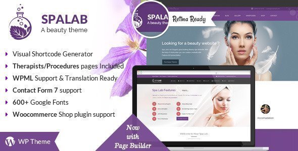 spa lab old.  large preview - Spa Lab | Beauty Salon, Wellness WordPress Theme