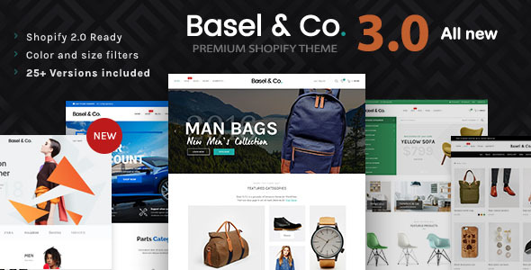 theme preview3.  large preview - Basel - Multipurpose Ecommerce Shopify Theme
