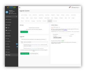 ucm backup and upgrade feature preview - UCM Theme: AdminLTE CRM