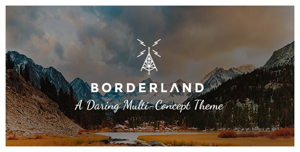 00 preview.  large preview - Borderland - Multipurpose Vintage Theme