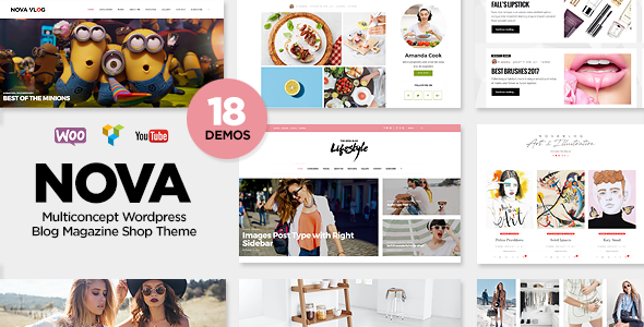 Nova – Multi-Concept Blog / Magazine WordPress Theme