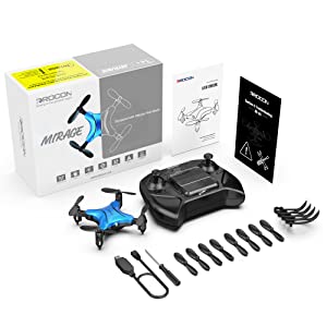 03e849a0 fbc9 416b a8c5 5a50d9bfb77c.  CR0,0,1000,1000 PT0 SX300 V1    - DROCON Foldable Mini Drone for Kids or Adults, Best Gift Portable Pocket Quadcopter with Altitude Hold 3D Flips and Headless Mode Easy to Fly, Small Durable RC Helicopter for Beginners