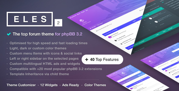 Eles – Responsive phpBB 3.2 Theme