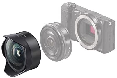 41Hua0TU5+L. AC  - Sony VCLECF2 10-13mm f/2.8-22 Fisheye Lens Fixed Prime Fisheye Converter for Sony Mirrorless Cameras , Black