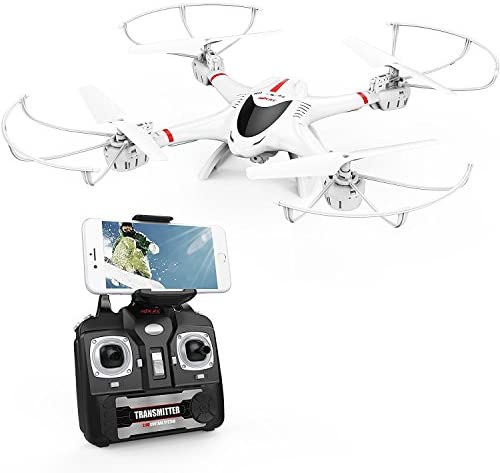 41VsfsGXT6L. AC  - DBPOWER X400W FPV RC Quadcopter Drone with Wifi Camera Live Video One Key Return Function Headless Mode 2.4GHz 4 Chanel 6 Axis Gyro RTF, Compatible with 3D VR Headset