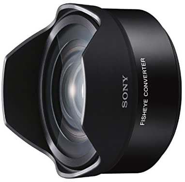 41pUm0Gsw7L. AC  - Sony VCLECF2 10-13mm f/2.8-22 Fisheye Lens Fixed Prime Fisheye Converter for Sony Mirrorless Cameras , Black