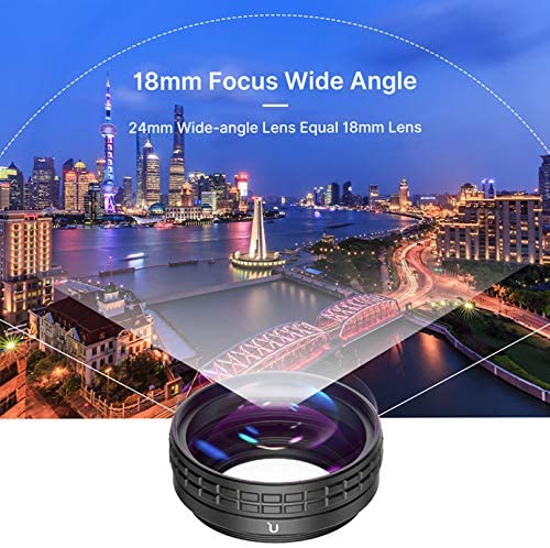 51FfmEUQs0L. AC  - ULANZI WL-1 Wide Angle Lens Compatible for Sony ZV1/RX100 VII,18mm Wide Angle/ 10X Macro 2-in-1 Additional Lens