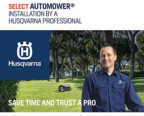 51aH6Cb+l+L. AC  - Husqvarna Automower 115H Robotic Lawn Mower, 115H-Mows Up to 0.4 Acres, Gray
