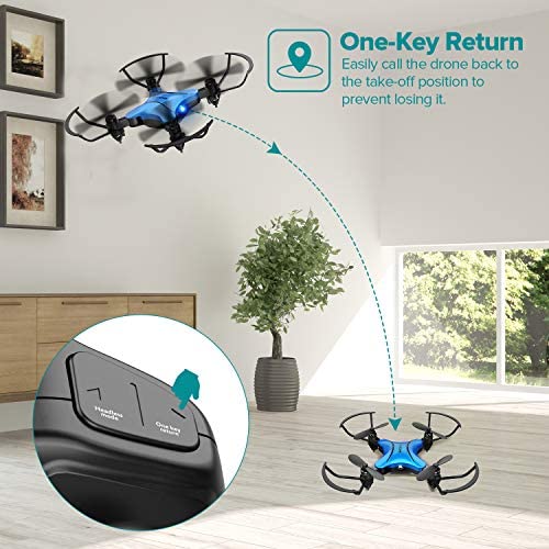51cA rh0sdL. AC  - DROCON Foldable Mini Drone for Kids or Adults, Best Gift Portable Pocket Quadcopter with Altitude Hold 3D Flips and Headless Mode Easy to Fly, Small Durable RC Helicopter for Beginners