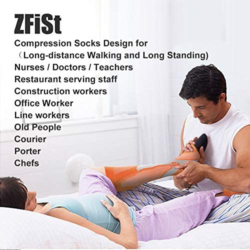 51jXxaUSJuL. AC  - ZFiSt 3Pair Medical Sport Compression Socks Men,20-30mmhg Run Nurse Socks for Edema Diabetic Varicose Veins