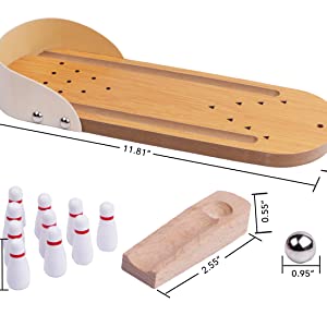 7b0261d7 5591 42b5 a5c7 8d77df94530c.  CR90,0,1100,1100 PT0 SX300 V1    - Desktop Mini Bowling Game Set - Unique Novelty Office Desk Toys - Funny White Elephant Gag Gifts - Wooden Table Top Fun Family Board Games for Kids Adults Men - Finger Sports Cute Stocking Stuffers