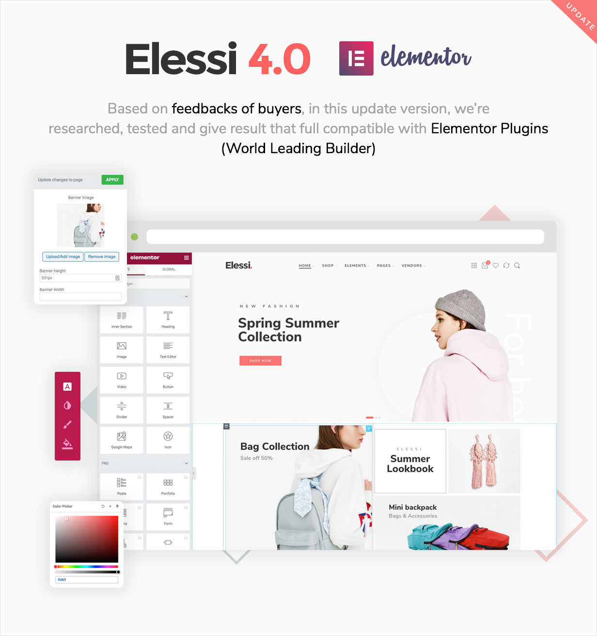 Elessi - WooCommerce AJAX WordPress Theme - RTL support