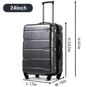 f5267eae e98f 4c5d 947e 7db8b1168dcb. CR0,0,300,300 PT0 SX300   - Coolife Luggage Expandable(only 28") Suitcase PC+ABS Spinner Built-In TSA lock 20in 24in 28in Carry on