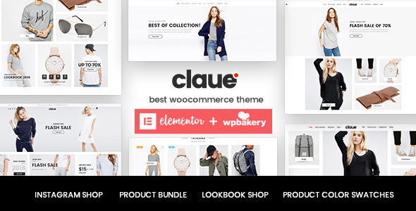 Claue – Clean, Minimal Elementor WooCommerce Theme