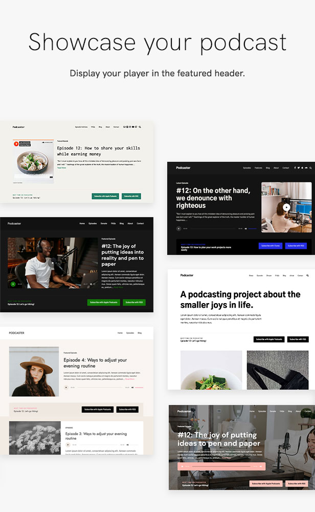 Podcaster - Multimedia WordPress Theme - 5