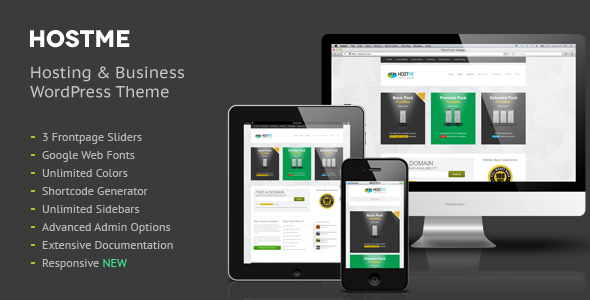 Hostme Premium Hosting & Business WordPress Theme