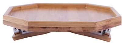 31J6qer vkL. AC  - Xchouxer Side Tables Natural Bamboo Sofa Armrest Clip-On Tray, Ideal for Remote/Drinks/Phone