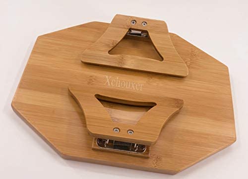 414i9JR7ixL. AC  - Xchouxer Side Tables Natural Bamboo Sofa Armrest Clip-On Tray, Ideal for Remote/Drinks/Phone