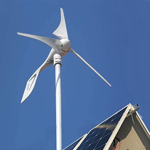 41tj9r9 PML. AC  - Pikasola Wind Turbine Generator 400W 12V with 3 Blade 2.5m/s Low Wind Speed Starting Wind Turbines with Charge Controller, Windmill for Home