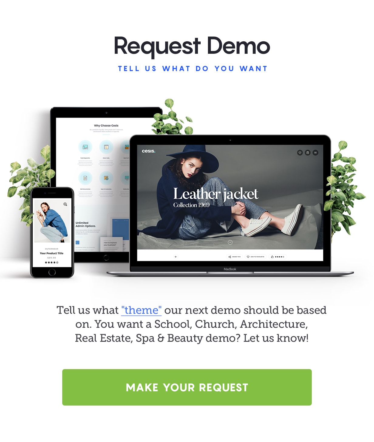 Cesis Pre Made Template Request Demo - Cesis | Responsive Multi-Purpose WordPress Theme