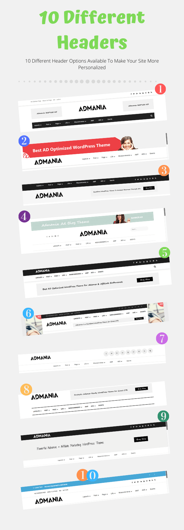 Fea5 min - Admania - Adsense WordPress Theme With Gutenberg Compatibility