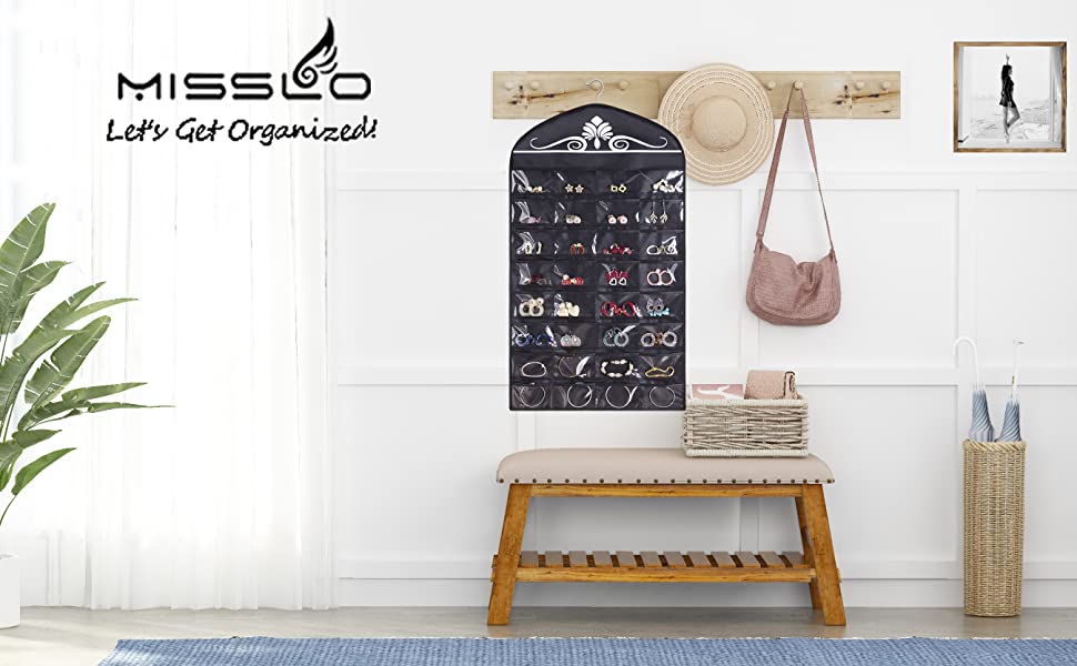 MISSLO Hanging jewelry organizer