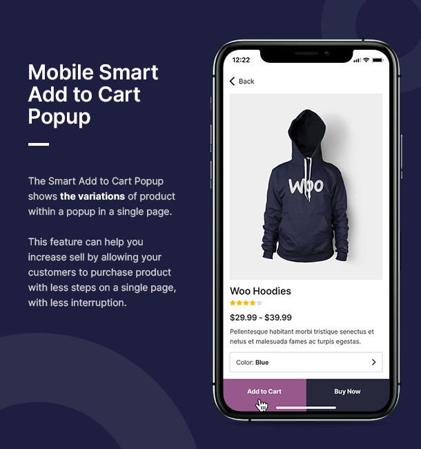 add to cart smart - Puca - Optimized Mobile WooCommerce Theme