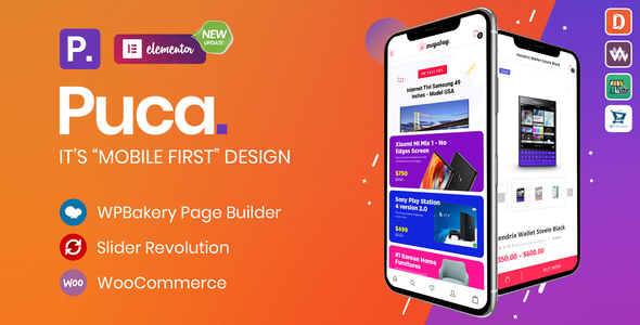 Puca – Optimized Mobile WooCommerce Theme