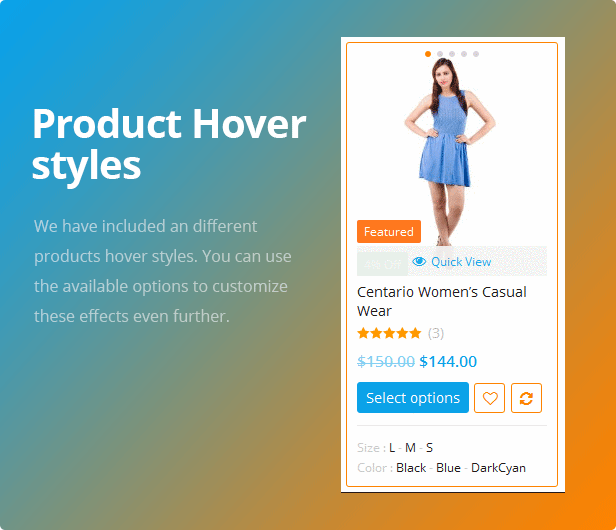 product hover style - EmallShop - Responsive WooCommerce WordPress Theme