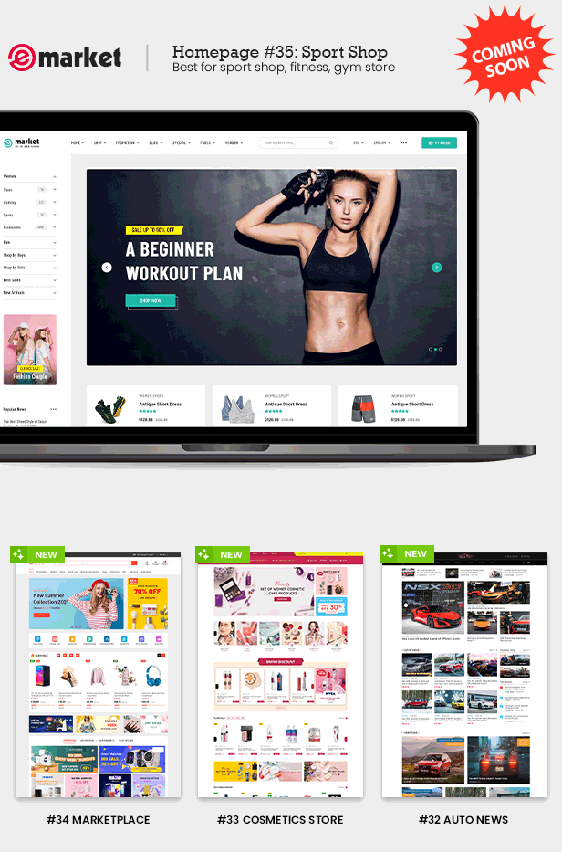 0 emarket best multi vendor marketplace elementor woocommerce wordpress theme home35 coming - eMarket - Multi Vendor MarketPlace Elementor WordPress Theme (34+ Homepages & 3 Mobile Layouts)
