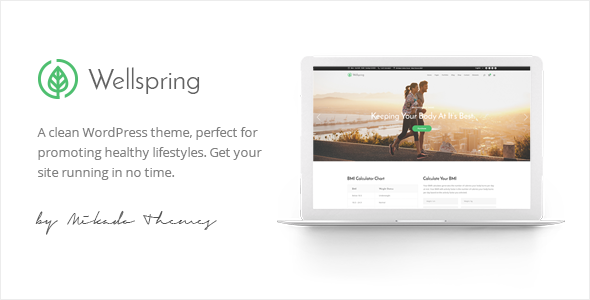 00 preview.  large preview - Wellspring - Health, Lifestyle & Wellness Theme