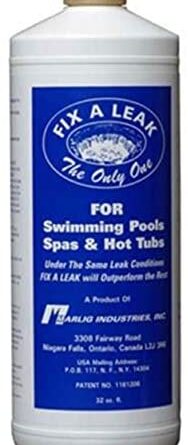 1622499074 41VKyOvOlzL. AC  188x445 - Fix-A-Leak by Marlig for Swimming Pool Spa Hot Tub Leaks 32 oz