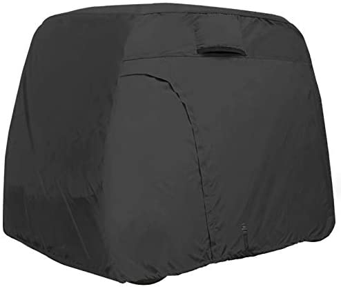 Explore Land 600D Waterproof Golf Cart Cover Universal Fits for Most Brand 4 Passenger Golf Cart