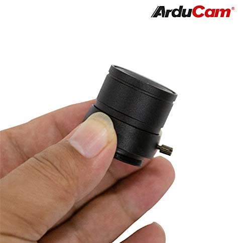 41eg07gwrRL. AC  - Arducam Lens for Raspberry Pi HQ Camera, Wide Angle CS-Mount Lens, 6mm Focal Length with Manual Focus