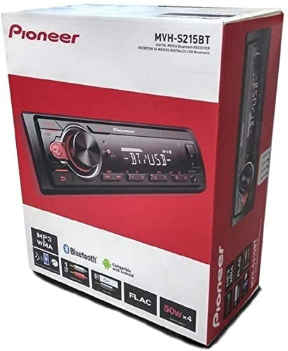 41uWUEv4kQL. AC  - Pioneer Stereo Single DIN Bluetooth In-Dash USB MP3 Auxiliary AM/FM/Digital Media Pandora and Spotify Car Stereo Receiver with Pair of 6.5" and Pair of 6x9" Alphasonik Speakers