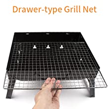 81dbb0c6 3eb8 4545 bf64 d93ff6fb7372.  CR0,0,220,220 PT0 SX220 V1    - UTTORA Barbecue Grill, Charcoal Grill Portable Folding BBQ Grill Barbecue Desk Tabletop Outdoor Stainless Steel Smoker BBQ for Picnic Garden Terrace Camping Travel 15.35''x11.41''x2.95''