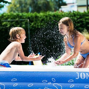 happy memories in the pool