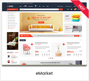 eMarket - eCommerce & Multipurpose Marketplace WooCommerce WordPress Theme