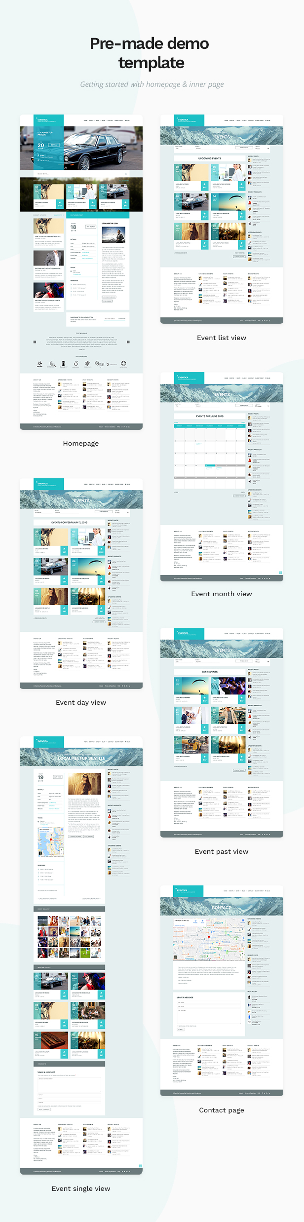 Eventica - Event Calendar & Ecommerce WordPress Theme - 1