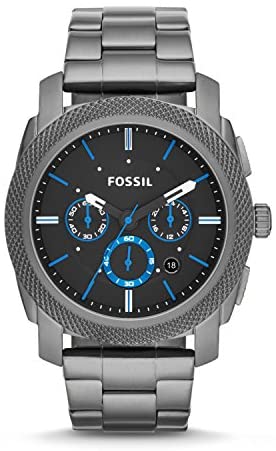 Fossil Men’s Machine Stainless Steel Quartz Chronograph Watch