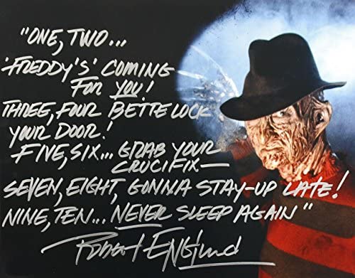 1627133320 51JdbdNvOYL. AC  - Robert Englund as Freddy Krueger reprint signed autographed 11x14 poster photo #4 RP