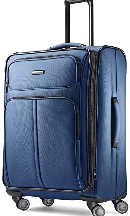 1627653293 41juJthOmaL. AC  268x445 - Samsonite Leverage LTE Softside Expandable Luggage with Spinner Wheels, Poseidon Blue, Checked-Medium 25-Inch