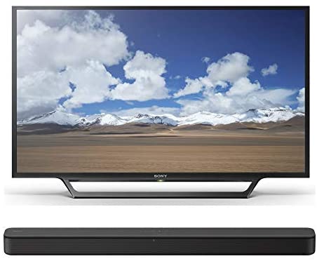 Sony KDL-32W600D 32-Inch Class HD Smart TV HT-S100F 2.0ch Soundbar