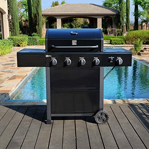 51phh+7xyGL. AC  - Kenmore PG-40406SOL-1-AM 4 Open Cart Grill with Side Burner, Black