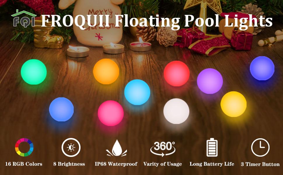 FROQUII floating pool light